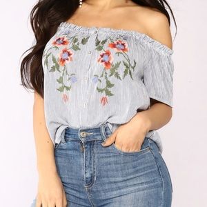Off shoulder top